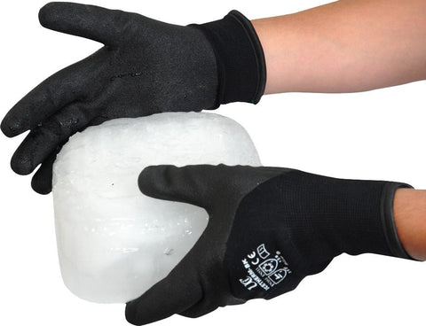 IceTherm-BK Foam PVC Coated Nylon & Acrylic, Size 9, 5 Pairs