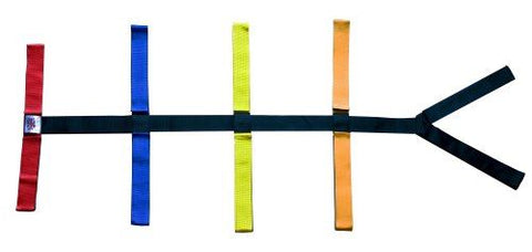 Nutwell Medical Spider Strap with Fixed Cross Straps, Multi-Coloured