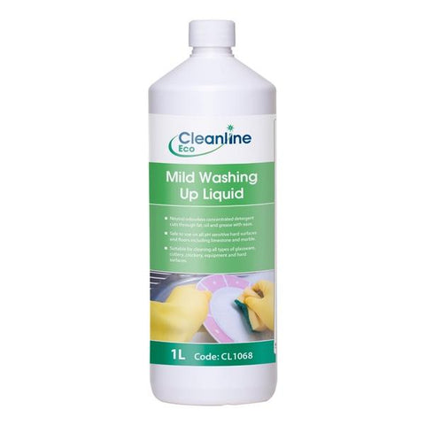 Greenlineplus Mild Detergent Washing Up Liquid, 1L