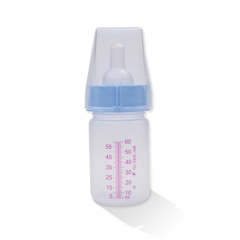SteriCare Sterile Disposable Single Use Baby Bottle 60ml & 3 Speed, Premature Teat, Pack of 1