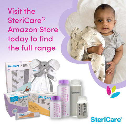 SteriCare Sterile Disposable Single Use Baby Bottle, 240ml, Individually Packaged, Pack of 10