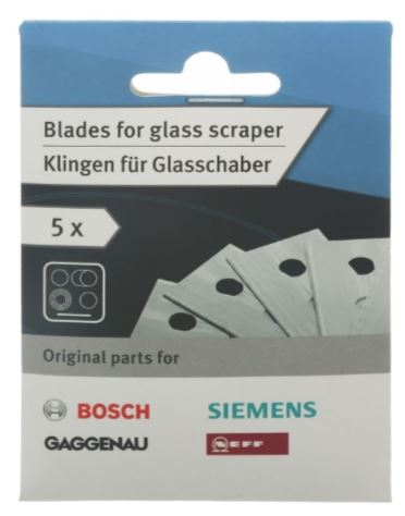 Glass Scraper Blades, Pack of 5