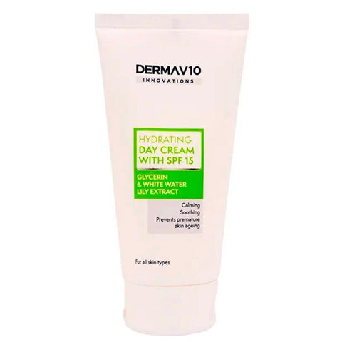 Derma V10 Hydrating Day Cream with SPF15, 50ml