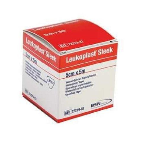 BSN Leukoplast Sleek High Strength Waterproof Adhesive Tape, 5cm x 5m, Pack of 1