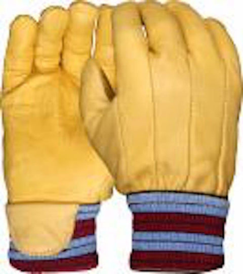 Lined Leather Drivers Gloves, with Knit Wrist, Size 8, 1 Pair
