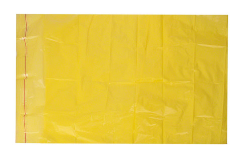 Universal Yellow Bedside Locker Waste Bags, 29cm x 42cm, Pack of 50