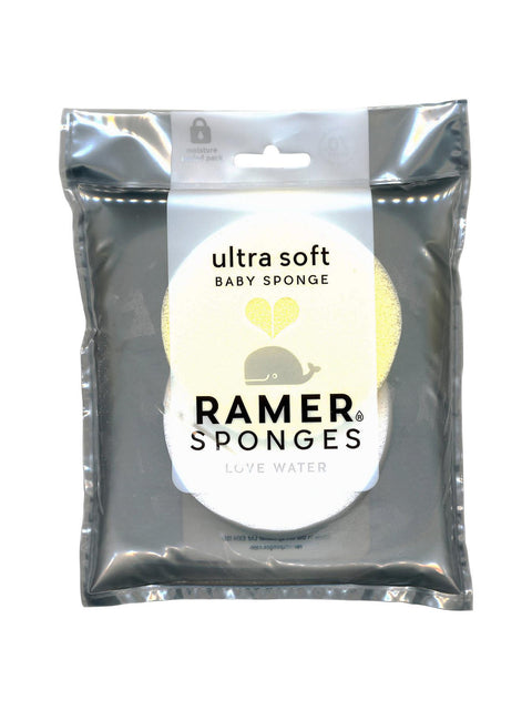 Ramer Ultra Soft Baby Sponge, Two Tone, Various Colours, Pack of 2
