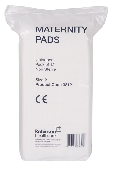 Robinson Maternity Pads Non Sterile Size 2, Pack of 24