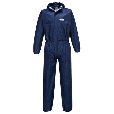 BizTex SMS Coverall Type 5/6, Navy, X-Large