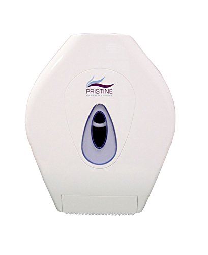Pristine Mini Jumbo Toilet Roll Dispenser White