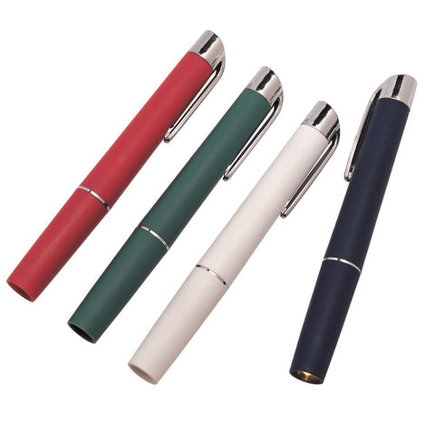 Timesco Pen Torch Reusable with Batteries, Blue