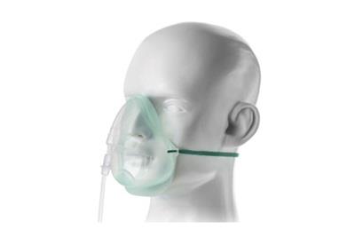Intersurgical EcoLite Adult, Medium Concentration Oxygen Mask with Tube, 2.1m