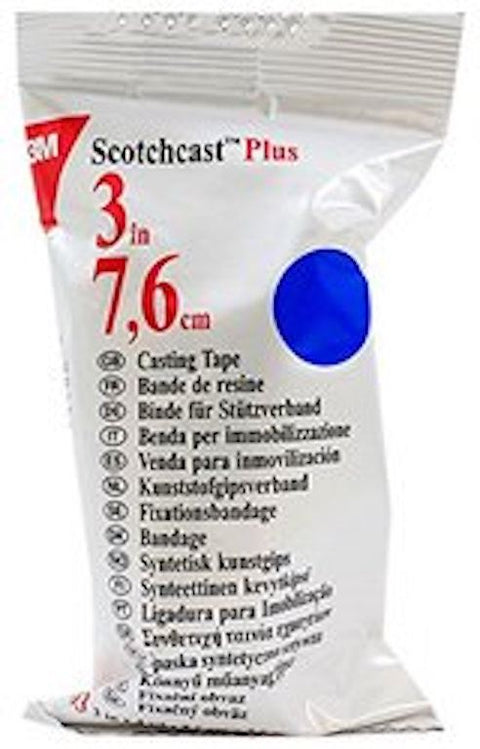 3M Scotchcast Premium Casting Plus Tape, Dark Blue, 7.6cm x 3.6m