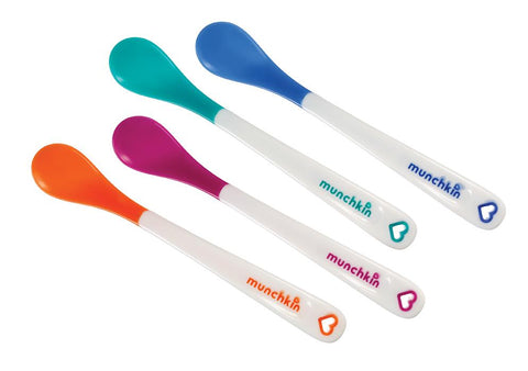 Munchkin White Hot Safety Spoons, Pack of 4